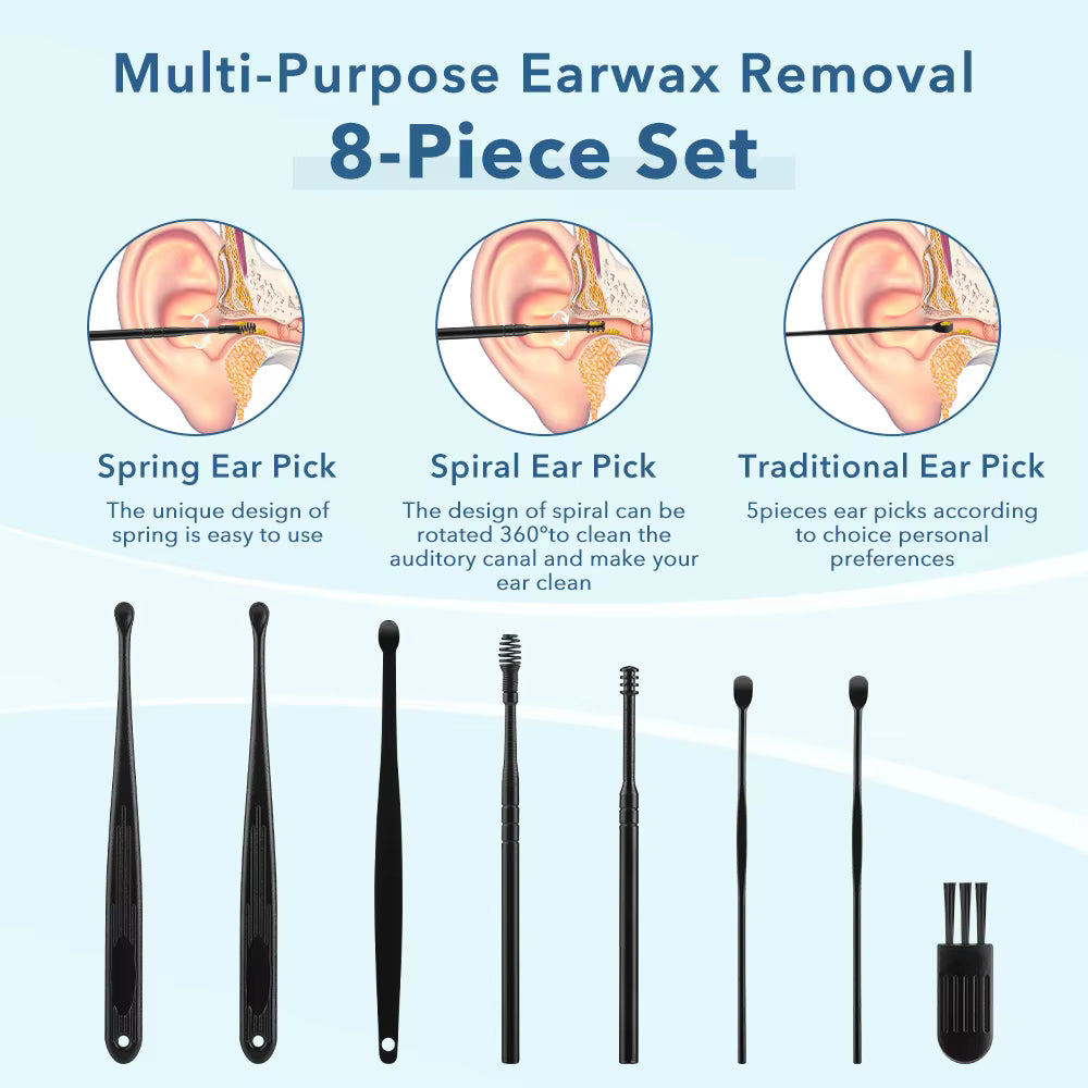2-in-1 Smart Vacuum Earwax & Nasal Mucus Cleaner Kit