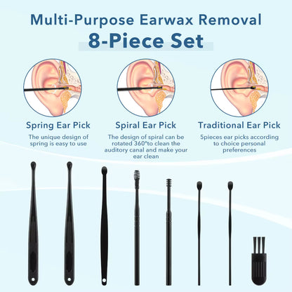 2-in-1 Smart Vacuum Earwax & Nasal Mucus Cleaner Kit