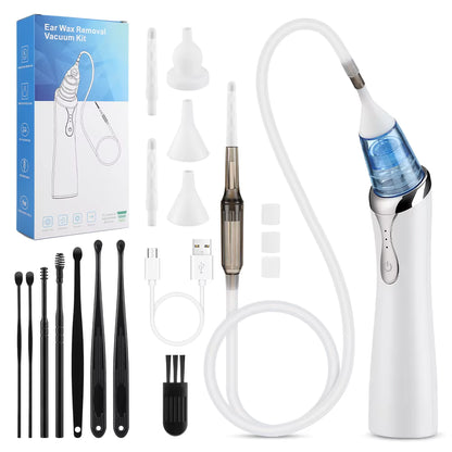2-in-1 Smart Vacuum Earwax & Nasal Mucus Cleaner Kit